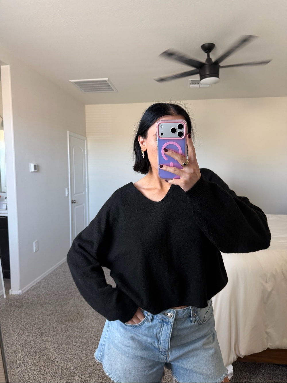 Black sweater